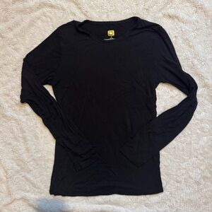 WonderWink Black Long Sleeve Shirt Underscrub